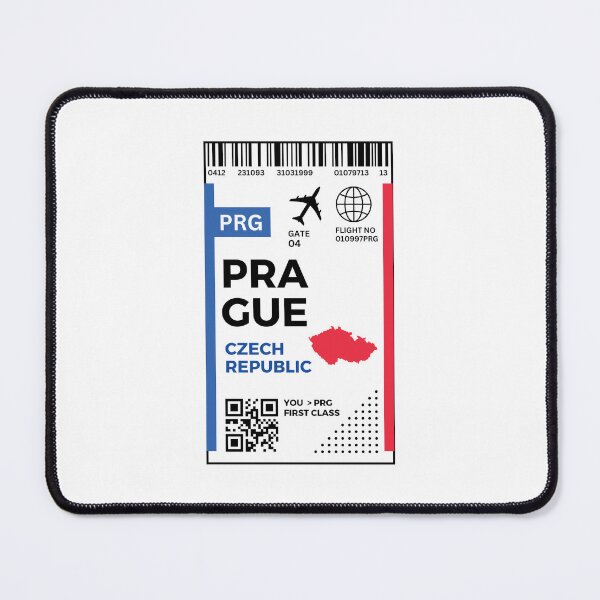 Item preview, Prague Flight Ticket Boarding Pass Travel designed and sold by Supra Designs.