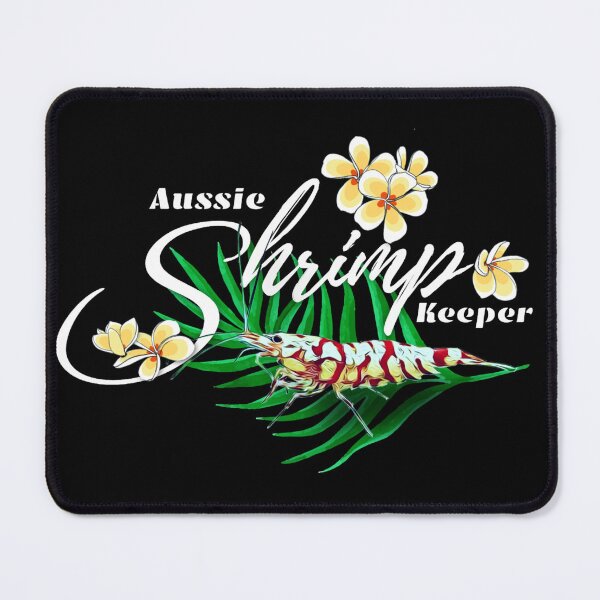 Item preview, Aussie Shrimp Keeper - Fancy Red Tiger (White Font) designed and sold by The Chookies.