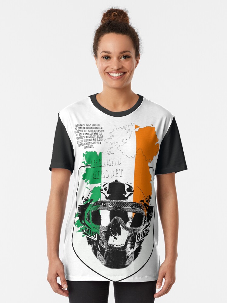 Alternate view of Airsoft Ireland T-shirts Graphic T-Shirt
