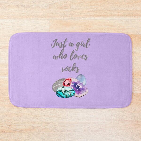 Item preview, Just a girl who loves rocks designed and sold by RainbowTribeDsn.