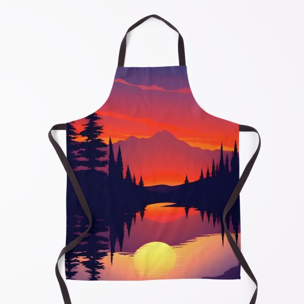 Item preview, Find the Perfect Minimalist Landscape and Lake Sunrise Print for Your Personal Style and Taste designed and sold by supeart.