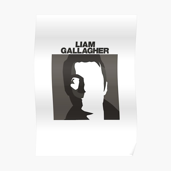 LIAM and NOEL GALLAGHER Oasis Minimal Poster Music Print