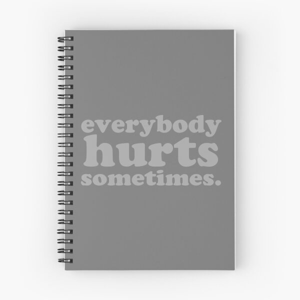 Item preview, Everybody hurts sometimes slogan T shirt rock music r.e.m lyric   designed and sold by aaeranusvaeruty.