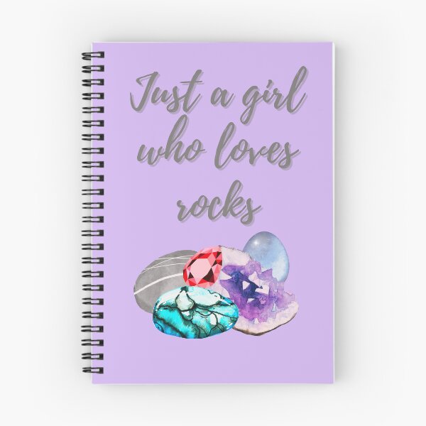 Item preview, Just a girl who loves rocks designed and sold by RainbowTribeDsn.