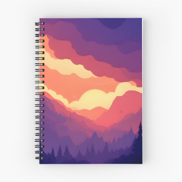 Item preview, Enhance Your Space with Our Stunning Minimalist Landscape Mountain Trees Prints designed and sold by supeart.