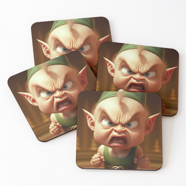 Item preview, Angry Little Christmas Elf designed and sold by amazing1designs.