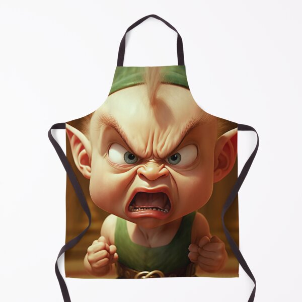 Item preview, Angry Little Christmas Elf designed and sold by amazing1designs.