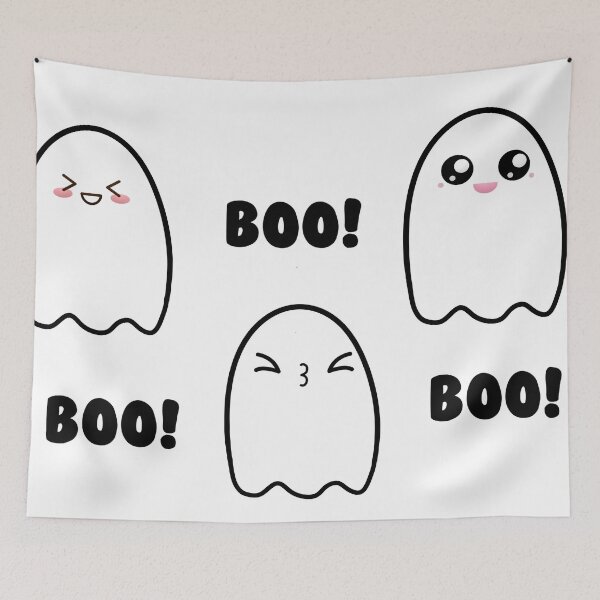 Item preview, cute ghost boo designed and sold by sarva ns.