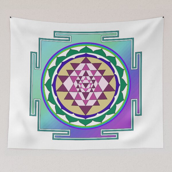 Item preview, Attract Wealth Mandala (Sri Yantra Mandala) designed and sold by IceCreamSmile.