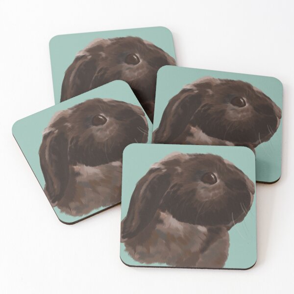 Item preview, Brown Rabbit Portrait designed and sold by Leekappart.