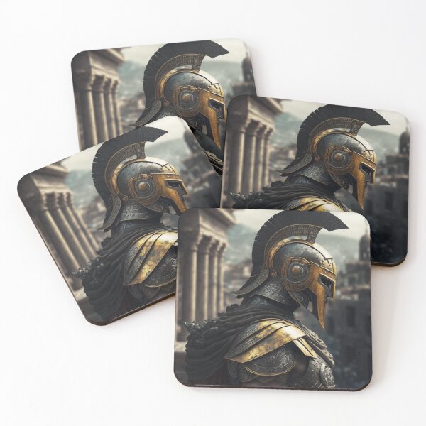 Item preview, Gold Spartan designed and sold by AI Dream Journal.