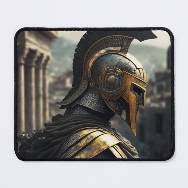 Item preview, Gold Spartan designed and sold by AI Dream Journal.