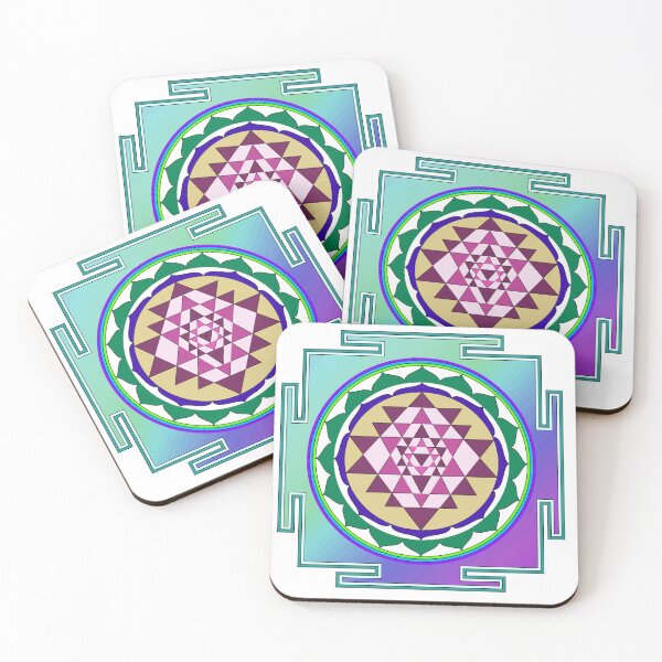 Item preview, Attract Wealth Mandala (Sri Yantra Mandala) designed and sold by IceCreamSmile.