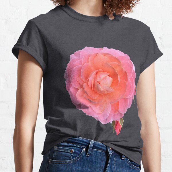 Item preview, Pink Blooming Rose with Buds designed and sold by Sherri-Lee Lavender.