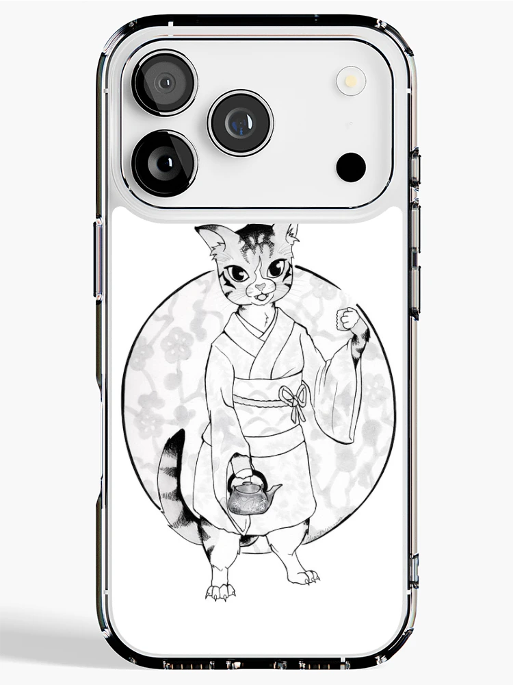 Thumbnail 1 of 5, iPhone Case, Bakneko designed and sold by Ranefea.