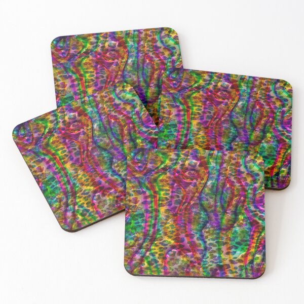 Item preview, Rainbow colors leopard print design,Animal skin background designed and sold by oyonni design.