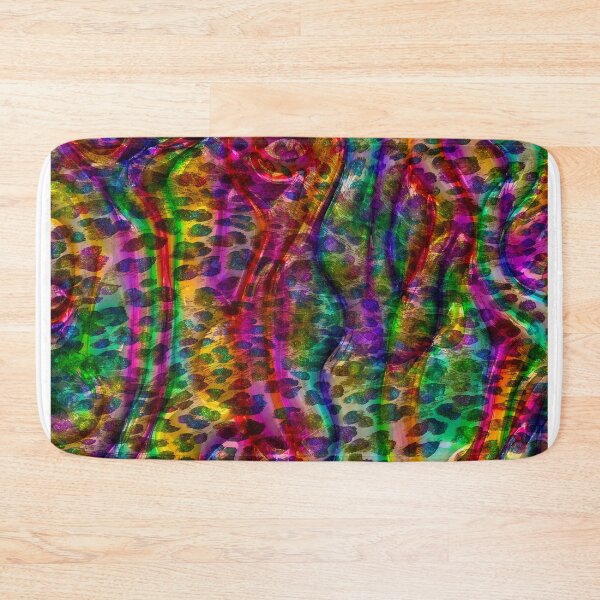 Item preview, Rainbow colors leopard print design,Animal skin background designed and sold by oyonni design.