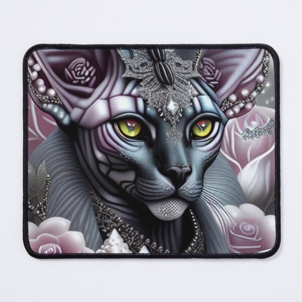 Item preview, Fantasy Sphynx Cat Dazzles in Pearls designed and sold by Nocturne  Paws.