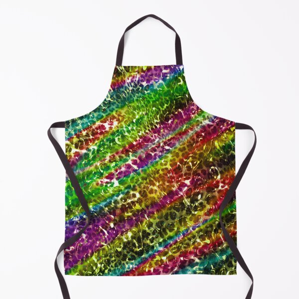 Item preview, Rainbow colors glossy leopard print design,Animal skin background designed and sold by oyonni design.