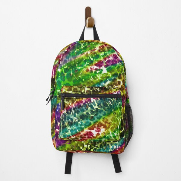 Item preview, Rainbow colors glossy leopard print design,Animal skin background designed and sold by oyonni design.