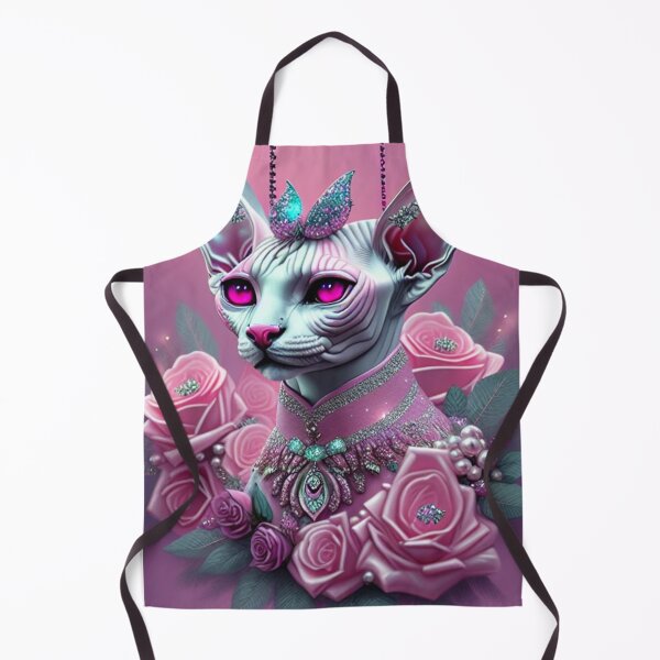 Item preview, Enchanted Sphynx Queen Adorns Herself with Roses designed and sold by Nocturne  Paws.
