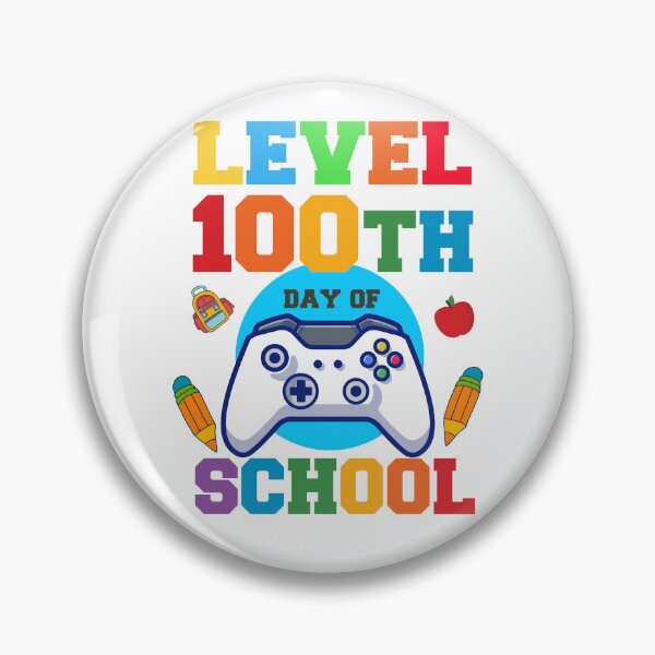 Item preview, Cool Level 100 Days Of School Unlocked Gamer Video Games Boy designed and sold by CoolCreative.