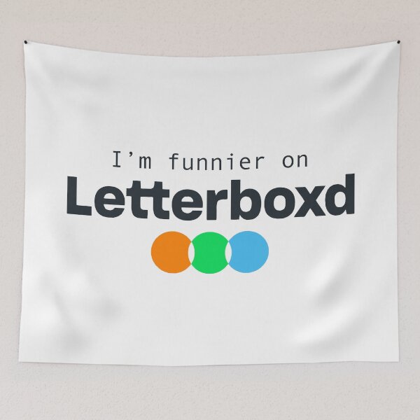 Item preview, I'm funnier on Letterboxd designed and sold by RedBREEble.