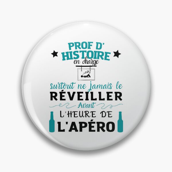 Aperçu de l'œuvre Cadeau Humour Homme prof d'histoire Noel anniversaire créée et vendue par RomualdGR.