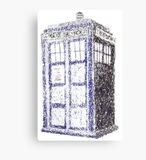 Tardis - Dr Who Canvas Print