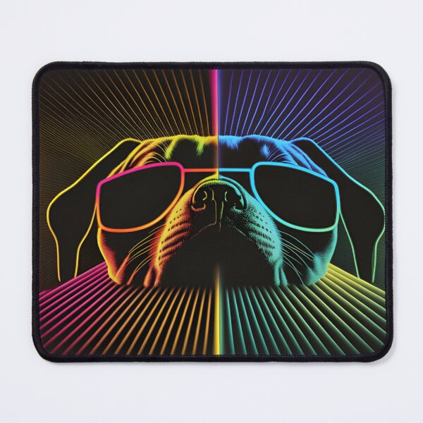 Item preview, Rainbow Sunglasses Stoic Dog designed and sold by Synthetic-Intel.