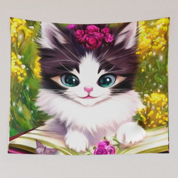 Item preview, Book Lover Kitty designed and sold by KC Morcom.
