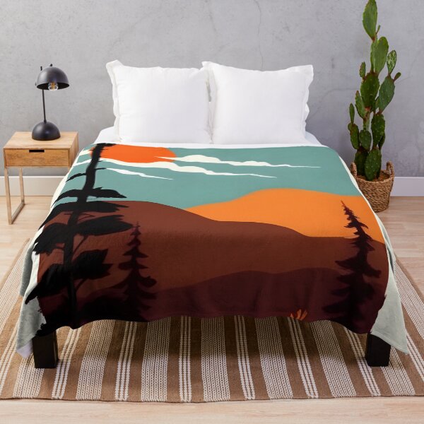 Item preview, Encuentre su impresión perfecta de árboles de montaña y paisajes minimalistas: del arte a la decoración del hogar designed and sold by supeart.