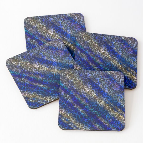 Item preview,  Abstract blue leopard texture design,Animal skin background designed and sold by oyonni design.