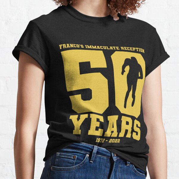 immaculate reception 50th anniversary shirt