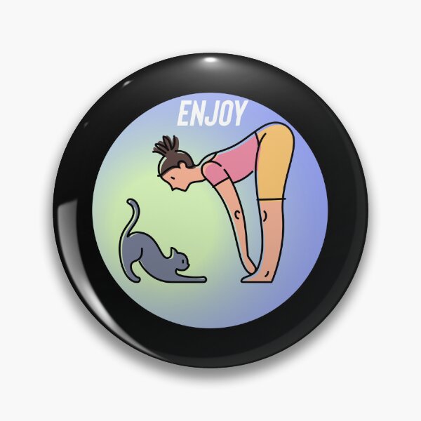 Item preview, ENJOY YOGA TIME designed and sold by 7HAPPYMIMI.