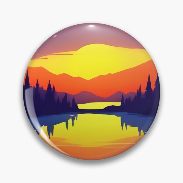 Item preview, Add a Touch of Beauty and Tranquility to Your Life with Our Stunning Minimalist Landscape Sunrise Water View Prints designed and sold by supeart.