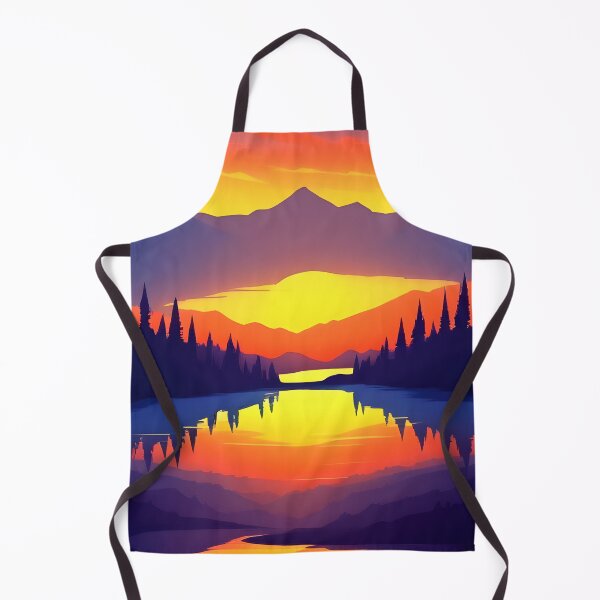 Item preview, Add a Touch of Beauty and Tranquility to Your Life with Our Stunning Minimalist Landscape Sunrise Water View Prints designed and sold by supeart.