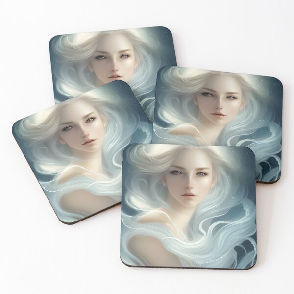 Item preview, Everleigh - Sylph, Air Elemental, Wall Art, AI Art designed and sold by Lola Mystique Boutique.