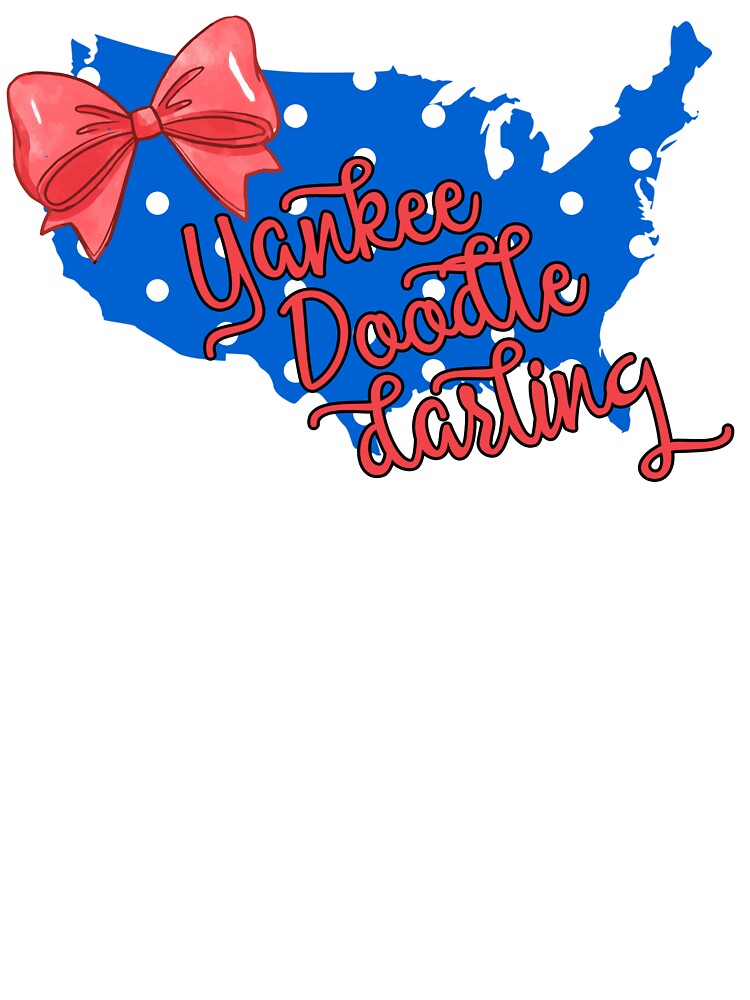 Yankee Doodle Darling 4th of July on Red Essential T-Shirt for