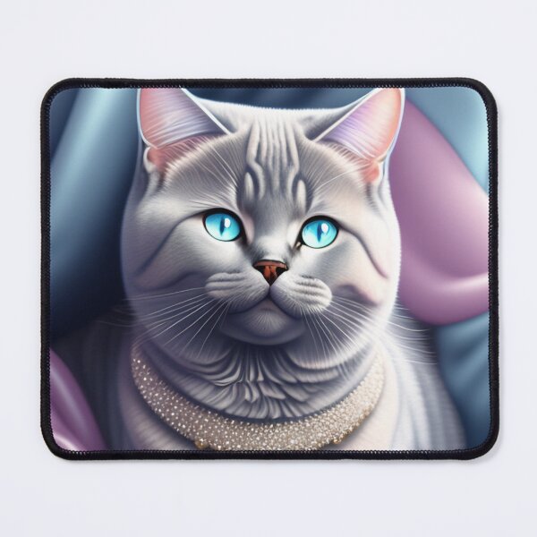Item preview, Sparkling British Shorthair Cat Unwinds in Comfort designed and sold by Nocturne Paws.