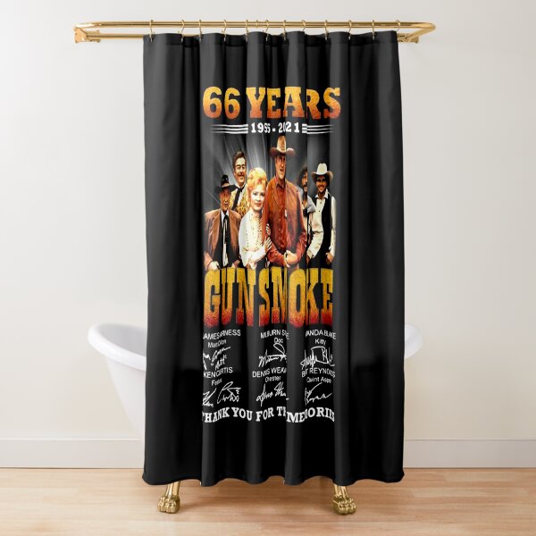 Gunsmoke Shower Curtains for Sale - Pixels