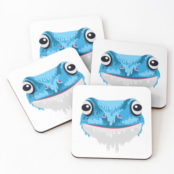 Item preview, Blue Frog grime art designed and sold by AmsaOza.
