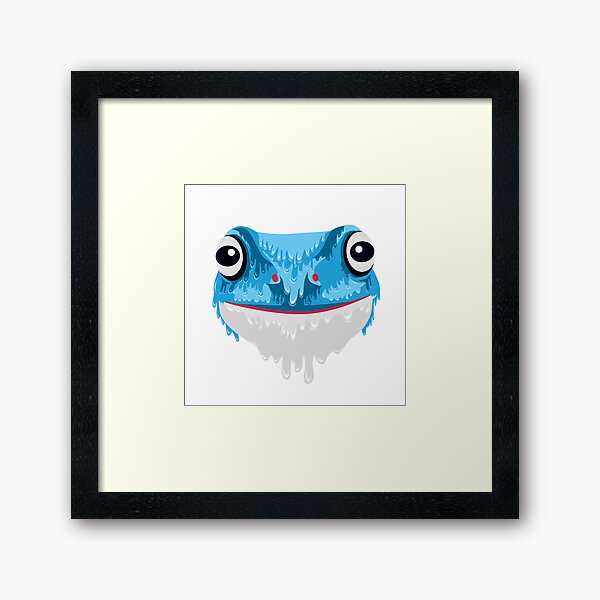 Item preview, Art de la crasse de la grenouille bleue designed and sold by AmsaOza.