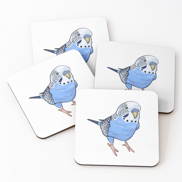 Item preview, Blue budgie  designed and sold by IvorySketching.
