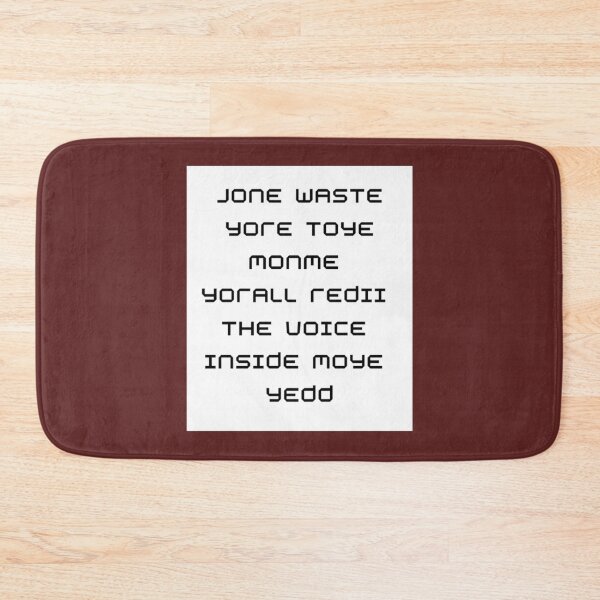 Item preview, JONE WASTE YORE TOYE MONME YORALL REDII THE VOICE INSOIDE     designed and sold by ANGELINDARK.