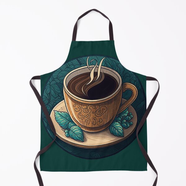 Item preview, Wake Up and Smell the Coffee - Coaster Art Illustration designed and sold by PixelPerfectCo.