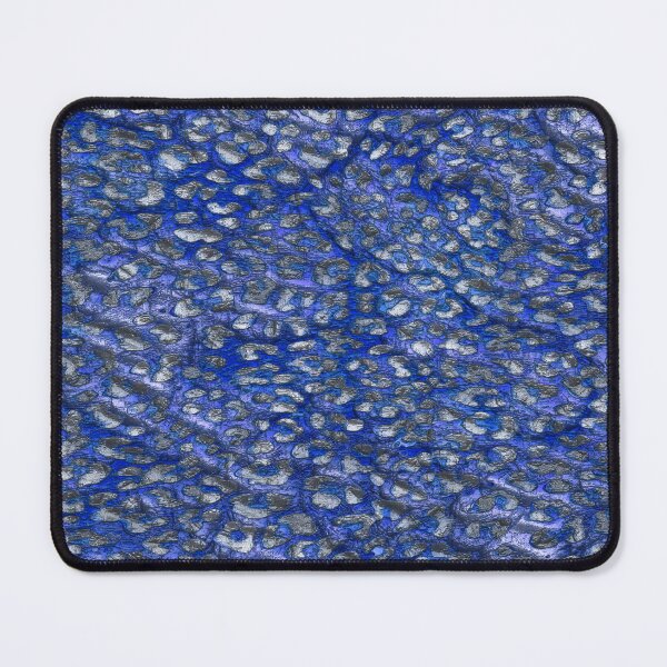 Item preview,  Abstract metalic blue leopard texture design,Animal skin background designed and sold by oyonni design.