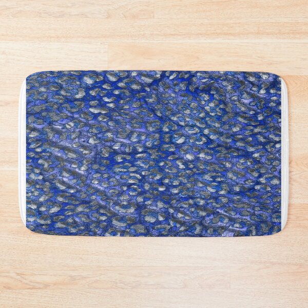 Item preview,  Abstract metalic blue leopard texture design,Animal skin background designed and sold by oyonni design.