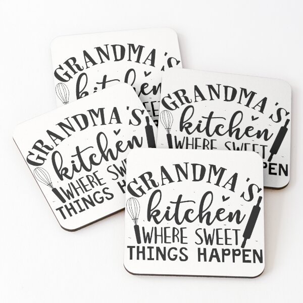 Item preview, Grandmas Kitchen where sweet things happen - Kitchen Signs Decor  designed and sold by AppareIIndustry.
