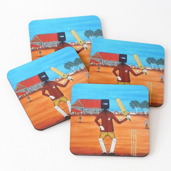 Item preview, "Ned Kelly goes into bat for Lyrebird Cricket 2nd Innings" designed and sold by EJCairns.